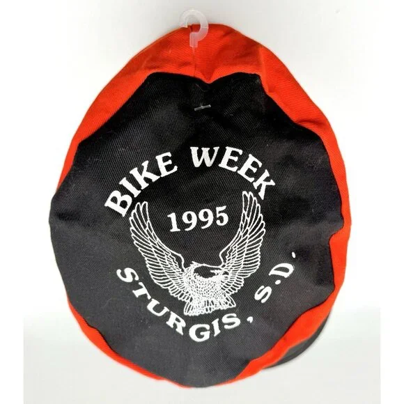 Vintage 1995 Harley Davidson Sturgis Bike Week Painters Hat Very Rare Made USA